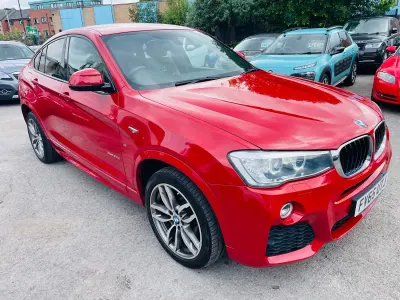 Used BMW X4 M Sport 190 HP (139 kW) 2015 Red SUV
