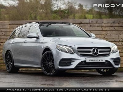 Silver Used 2018 Mercedes E350 AMG line Estate | £19,790 (Fair price)