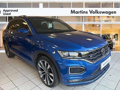 Used VW T-Roc R-line 150 HP (110 kW) 2021 Blue SUV