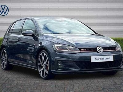 Used VW Golf VII GTI 245 HP (180 kW) 2019 Isaac blue steel Hatchback
