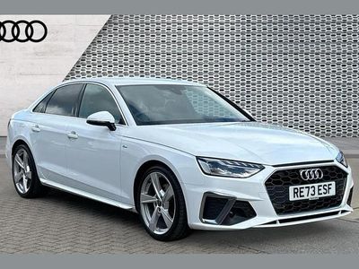Used Audi A4 S-Line 150 HP (110 kW) 2023 White Sedan