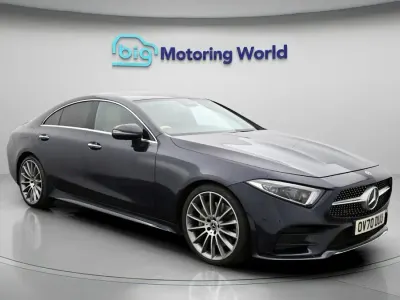 Used Mercedes CLS300 AMG line 241 HP (177 kW) 2020 Blue Coupe