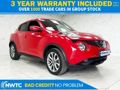 Used Nissan Juke Tekna 115 HP (84 kW) 2016 Red SUV