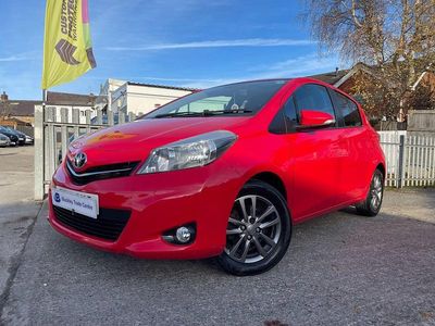 Red Used 2014 Toyota Yaris Plus Hatchback | £4,290 (Fair price)