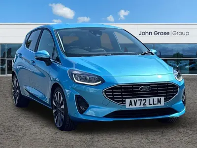 Used Ford Fiesta Titanium 2022 Blue Hatchback