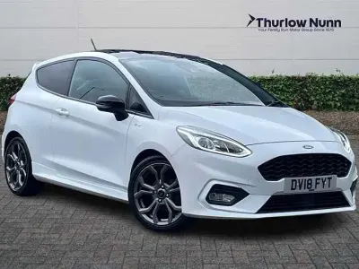 Used Ford Fiesta ST-Line X 125 HP (91 kW) 2018 White Hatchback