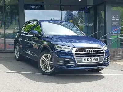 Used Audi Q5 S-Line 190 HP (139 kW) 2020 Blue SUV
