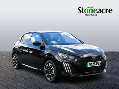 New Peugeot e-208 Allure 100 kW (136 HP) 2026 Black Hatchback