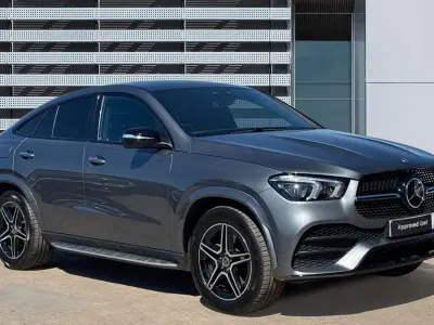 Begagnad Mercedes GLE400 AMG Line Premium Plus 330 HK (242 kW) 2023 Grå Sportkupé