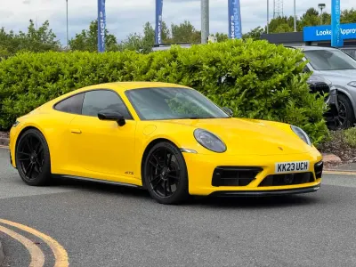 Used Porsche 992 2023 Yellow Coupe