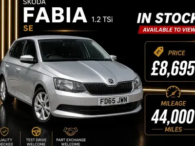Used Skoda Fabia SE 110 HP (80 kW) 2015 Silver Hatchback