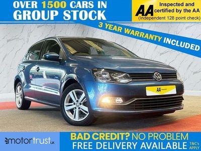 Used VW Polo Edition 90 HP (66 kW) 2017 Blue Hatchback