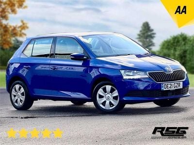 Blue Used 2021 Skoda Fabia Hatchback | £10,675 (Good price)