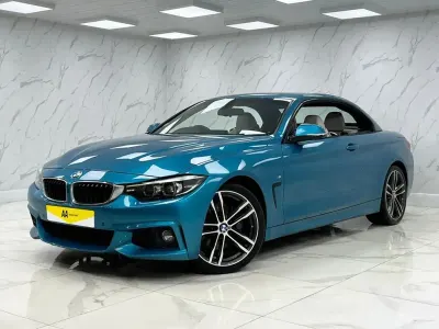 Usado BMW 420 M Sport 190 CV (139 kW) 2019 Azul Descapotable