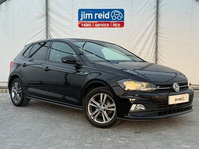Begagnad VW Polo R-line 95 HK (69 kW) 2020 Svart Halvkombi