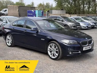 Used BMW 525 2014 Blue Sedan