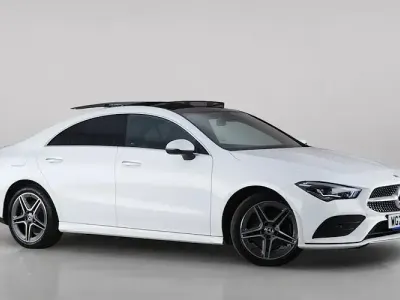 Used Mercedes CLA250e AMG Line Premium Plus 218 HP (160 kW) 2022 White Coupe