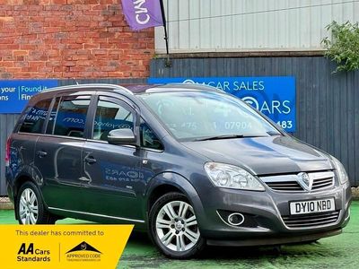 Used Vauxhall Zafira Design Edition 115 HP (84 kW) 2010 Grey MPV