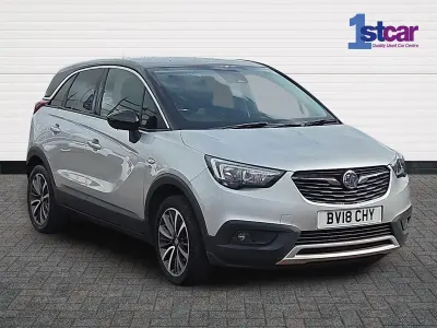 Used Vauxhall Crossland X Elite 120 HP (88 kW) 2018 Silver SUV