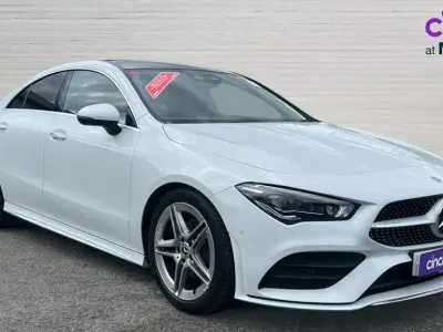 Used Mercedes CLA180 AMG Line Premium Plus 136 HP (100 kW) 2020 White Sedan