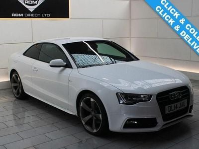 Used Audi A5 Black Edition 170 HP (125 kW) 2014 White Coupe