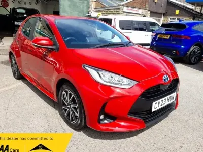 Used Toyota Yaris Design 2023 Red Hatchback