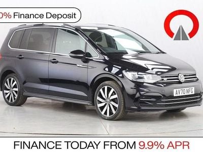 Used VW Touran R-line 150 HP (110 kW) 2020 Black MPV