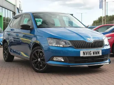 Used Skoda Fabia Monte Carlo 108 HP (79 kW) 2016 Blue Hatchback