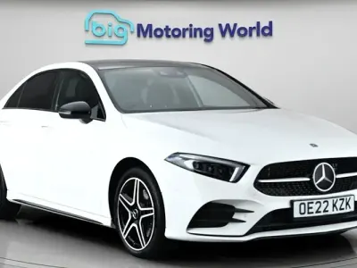 Used Mercedes A250 AMG line 259 HP (190 kW) 2022 White Sedan
