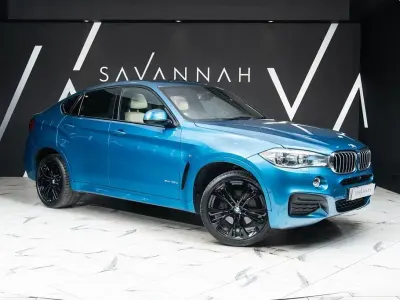 Used BMW X6 M Sport 313 HP (230 kW) 2018 Blue SUV