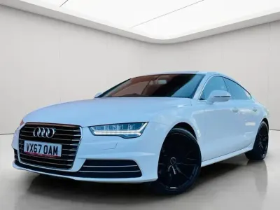 Used Audi A7 Comfort 2017 White Hatchback
