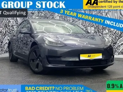 Używany Tesla Model 3 Long Range AWD 254 kW (346 KM) 2021 Szary Sedan/Limuzyna