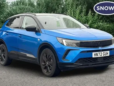 Used Vauxhall Grandland X GS Line 131 HP (96 kW) 2022 Blue SUV