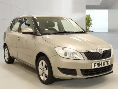 Begagnad Skoda Fabia SE 2014 Beige Halvkombi