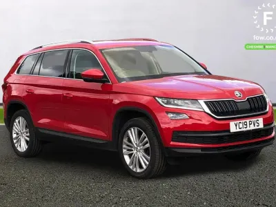 Used Skoda Kodiaq SE L 150 HP (110 kW) 2019 Red SUV
