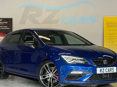 Used Seat Leon CUPRA 300 HP (220 kW) 2018 Blue Hatchback