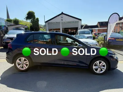 Used VW Golf VIII S 115 HP (84 kW) 2022 Blue Hatchback
