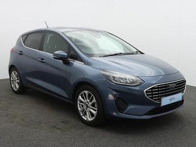 Used Ford Fiesta Titanium 123 HP (90 kW) 2022 Blue Hatchback