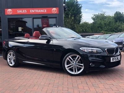 used BMW 220 2 Series 2.0 I M SPORT 2d 181 BHP Convertible 2015