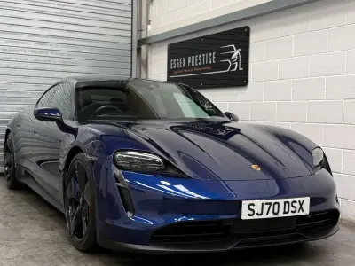 Used Porsche Taycan 4S 2020 Blue Sedan