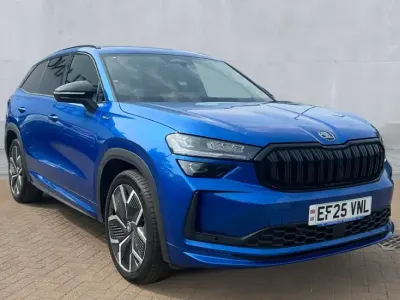 Used Skoda Kodiaq SportLine 150 HP (110 kW) 2025 Blue SUV