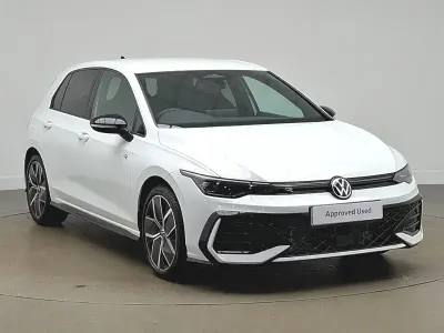 New VW Golf VIII Black Edition 150 HP (110 kW) 2025 White Hatchback