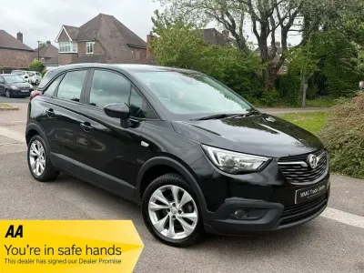 Used Vauxhall Crossland X S 110 HP (80 kW) 2019 Black SUV