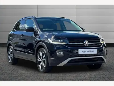 Used VW T-Cross Black Edition 95 HP (69 kW) 2022 Black SUV