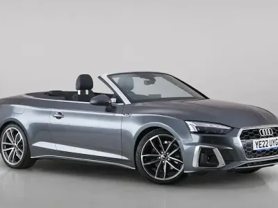 Used Audi A5 Cabriolet S-Line 150 HP (110 kW) 2022 Grey Cabriolet