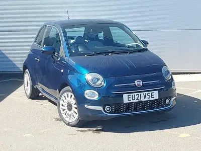 Używany Fiat 500 Dolcevita 70 KM (51 kW) 2021 Niebieski Hatchback