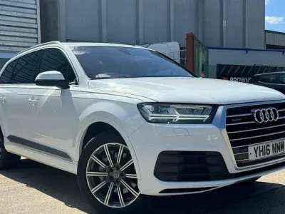 Used Audi Q7 S-Line 272 HP (200 kW) 2016 White SUV