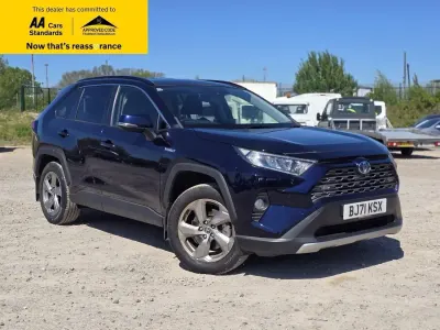 Gebraucht Toyota RAV4 Hybrid Design 222 PS (163 kW) 2021 Blau SUV