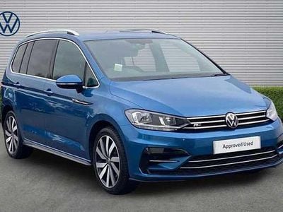 Used VW Touran R-line 150 HP (110 kW) 2020 Blue MPV