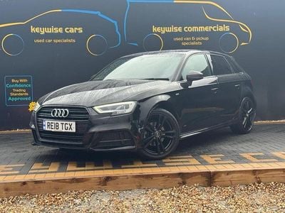 Black Used 2018 Audi A3 Sportback S-Line Hatchback | £15,490 (Fair price)